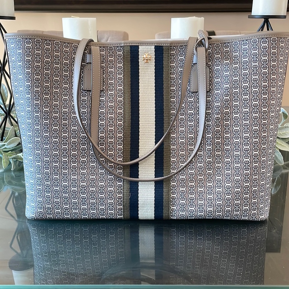 Tori Burch Gemini Link Canvas Tote